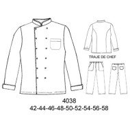 4038 - Molde de Traje de chef