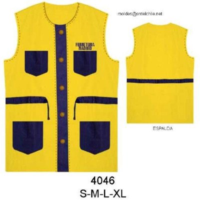 4046 - Molde de Chaleco ferretería largo 4046 - Molde de Chaleco ferretería largo