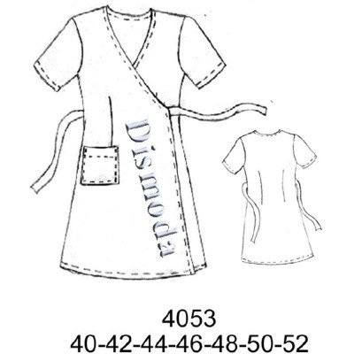 4053 - Molde de Delantal packing 4053 - Molde de Delantal packing