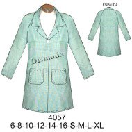 4057 - Molde de Delantal manga raglan