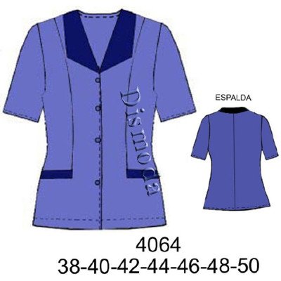 4064 - Molde de Delantal con cuello 4064 - Molde de Delantal con cuello