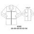 4080 - Molde de Chaqueta con cierre