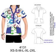 4131 - Molde de Delantal con pinza