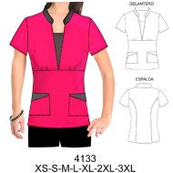 4133 - Molde de Delantal corte bajo