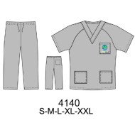 4140 - Molde de Traje clínico hombre