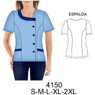 4150 - Molde de Delantal cruzado