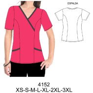 4152 - Molde de Delantal corte princesa