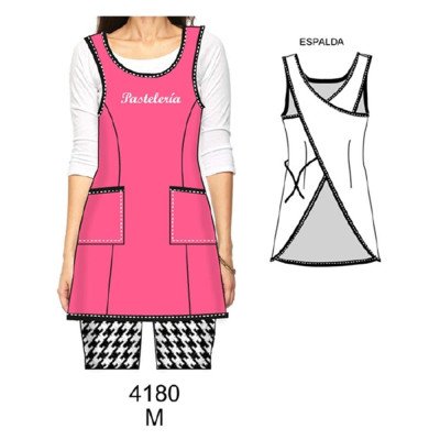 4180 - Molde de Pechera corte princesa