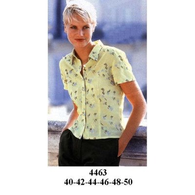 4463 - Molde de Blusa juvenil con pinza 4463 - Molde de Blusa juvenil con pinza
