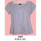 4465 - Molde de Blusa escote con cordón