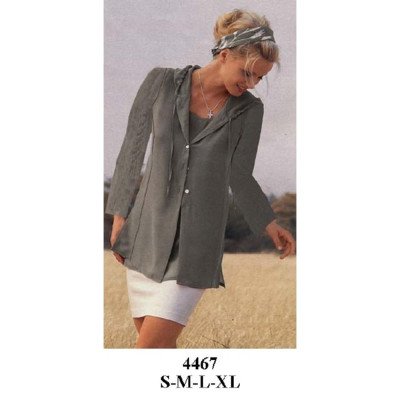 4467 - Molde de Blusa con gorro 4467 - Molde de Blusa con gorro