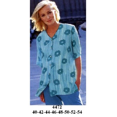 4472 - Molde de Blusa escote v 4472 - Molde de Blusa escote v