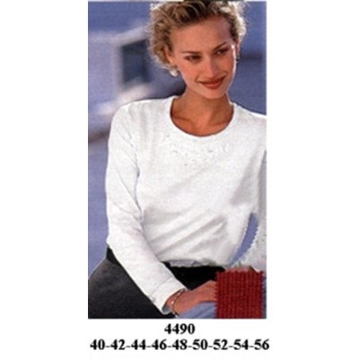 4490 - Molde de Blusa escote redondo 4490 - Molde de Blusa escote redondo