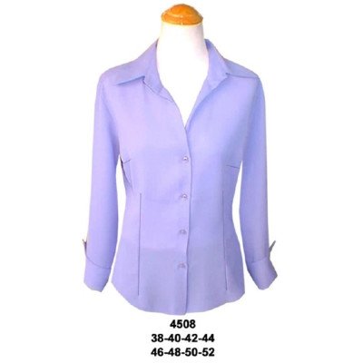 4508 - Molde de Blusa camisera retro entallada 4508 - Molde de Blusa camisera retro entallada