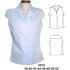 4510 - Molde de Blusa cuello sport corte princesa
