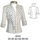 4549 - Molde de Blusa entallada manga 3/4 4549 - Molde de Blusa entallada manga 3/4