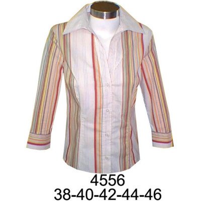 4556 - Molde de Blusa con cuello camisero escote v 4556 - Molde de Blusa con cuello camisero escote v