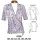 4586 - Molde de Blusa entallada cuello smoking 4586 - Molde de Blusa entallada cuello smoking