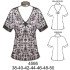 4595 - Molde de Blusa tipo kimono recogida en busto