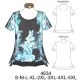 4634 - Molde de Blusa de gasa de doble con abertura y puntas laterales 4634 - Molde de Blusa de gasa de doble con abertura y puntas laterales