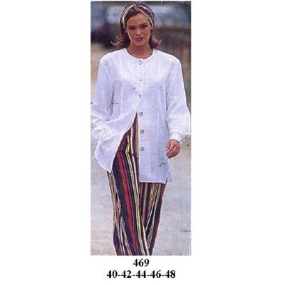 469 - Molde de Blusa delantero con corte 469 - Molde de Blusa delantero con corte