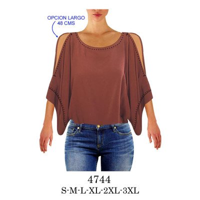 4744 - Molde de Blusa estilo oversize 4744 - Molde de Blusa estilo oversize