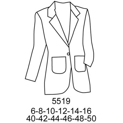 5519 - Molde de Blazer colegial 5519 - Molde de Blazer colegial