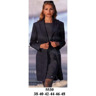 5530 - Molde de Blazer largo corte princesa 5530 - Molde de Blazer largo corte princesa