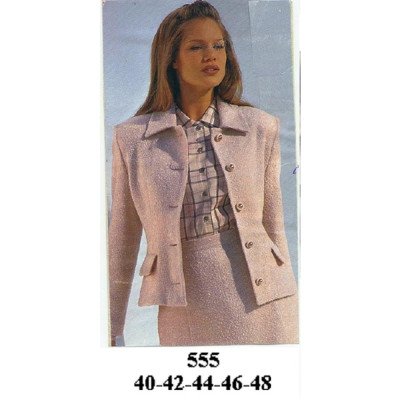 555 - Molde de Blazer semi-entallado 555 - Molde de Blazer semi-entallado