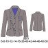 5601 - Molde de Blazer escolar con corte