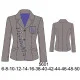 5601 - Molde de Blazer escolar con corte 5601 - Molde de Blazer escolar con corte