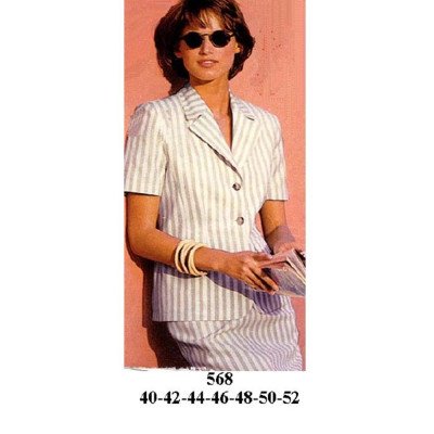 568 - Molde de Blazer corto 3 botones 568 - Molde de Blazer corto 3 botones