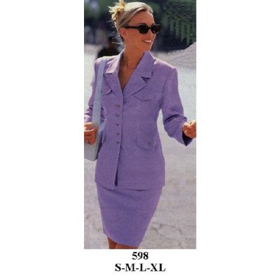 598 - Molde de Blazer con solapa y 3 botones con canesú 598 - Molde de Blazer con solapa y 3 botones con canesú