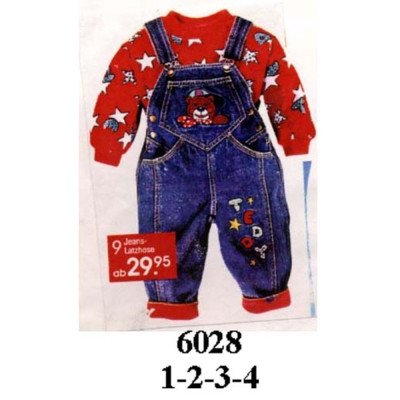 6028 - Molde de Jardinera con tirantes ajustables, bolsillo de parche frontal y bolsillos laterales