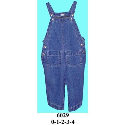 6029 - Molde de Jardinera con tirantes ajustables, bolsillos de parche delanteros y cierre de botones laterales