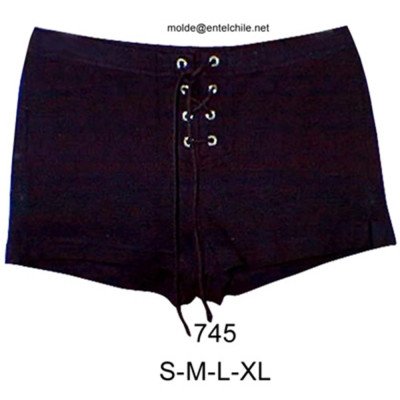 745 - Molde de Short con ojetillos 745 - Molde de Short con ojetillos