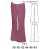 751 - Molde de Pantalón a la cadera