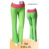 765 - Molde de Pantalón a la cadera, pretina ancha doblada