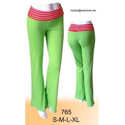 765 - Molde de Pantalón a la cadera, pretina ancha doblada 765 - Molde de Pantalón a la cadera, pretina ancha doblada