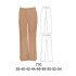 770 - Molde de Pantalón dama a la cintura (basta 24 cms )