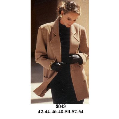 8043 - Molde de Chaquetón recto 8043 - Molde de Chaquetón recto