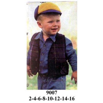 9007 - Molde de Camisa de niño de mezclilla con canesú en espalda 9007 - Molde de Camisa de niño de mezclilla con canesú en espalda