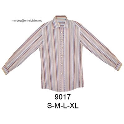 9017 - Molde de Camisa hombre estilo italiano 9017 - Molde de Camisa hombre estilo italiano