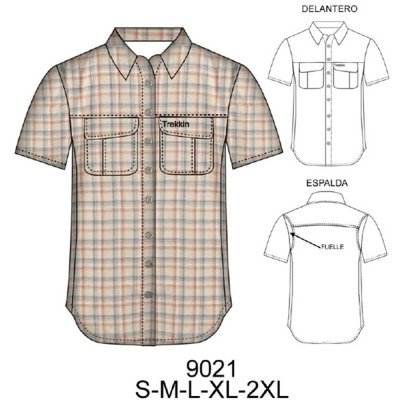 9021 - Molde de Camisa treking 9021 - Molde de Camisa treking