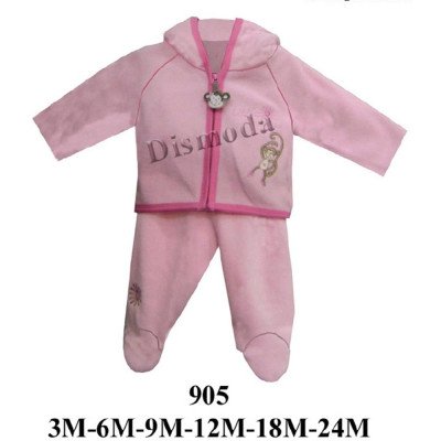 905 - Molde de Buzo bebe con patita, manga raglan con gorro, y vivo en contornos 905 - Molde de Buzo bebe con patita, manga raglan con gorro, y vivo en contornos