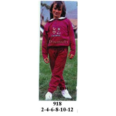 918 - Molde de Buzo niño con cuello 918 - Molde de Buzo niño con cuello