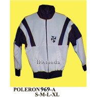 969-A - Molde de Buzo deportivo con cierre en delantero y cortes