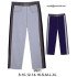 9901 - Molde de Pantalón buzo hombre con franjas ancho