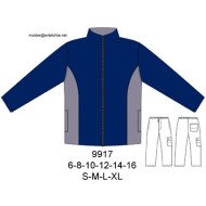 9917 - Molde de Buzo con corte lateral, cuello y cierre