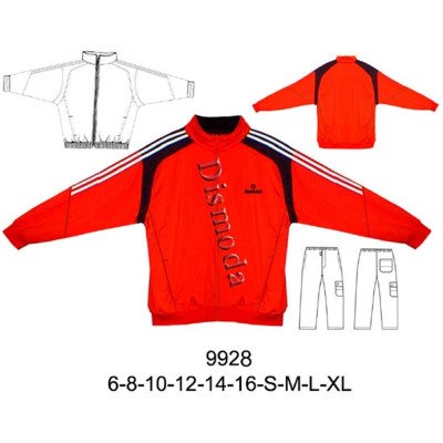 9928 - Molde de Buzo con cortes en mangas , 9928 - Molde de Buzo con cortes en mangas ,